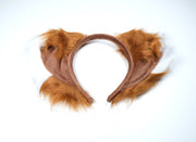 Brown Lolita Cosplay Wolf Ear Kit Cat Cosplay Costume Accessories