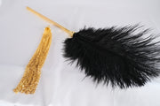 Luxurious Ostrich Feather Tickler and Metal Chain Tickler