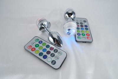 Butt Plugs With LED Light/ Remote Control