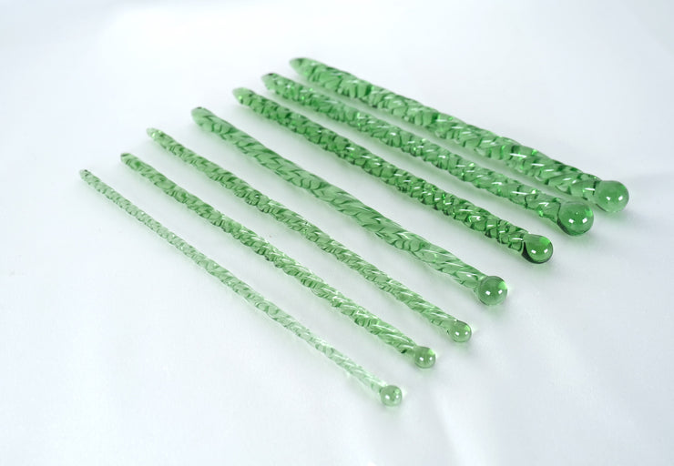 Green Glass Urethral Sound Urethral Penis Plug