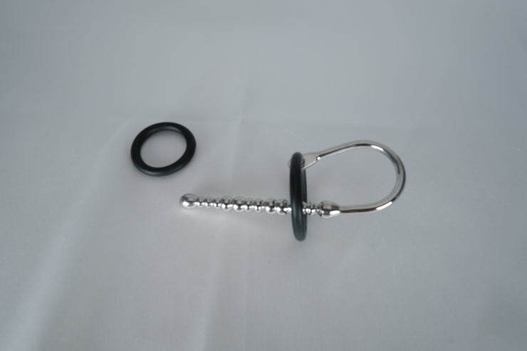 New Urethral Sounds Penis Stretcher Penis Plug Male Sounding Rod with 2 Silicone Rings