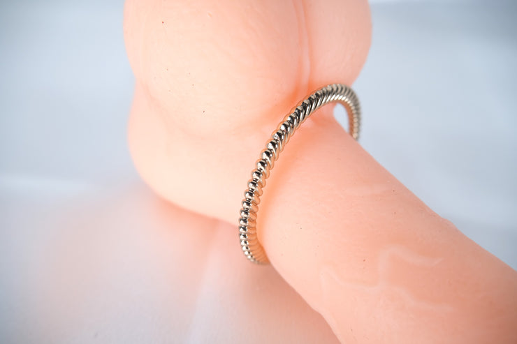 Golden Penis Ring Stainless Steel Cock Ring Male Sex Toys