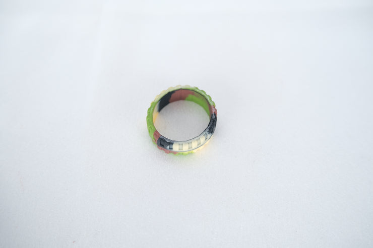 Set of 3 pcs Army Green Adjustable Silicone Cock Ring for Enhanced Pleasure