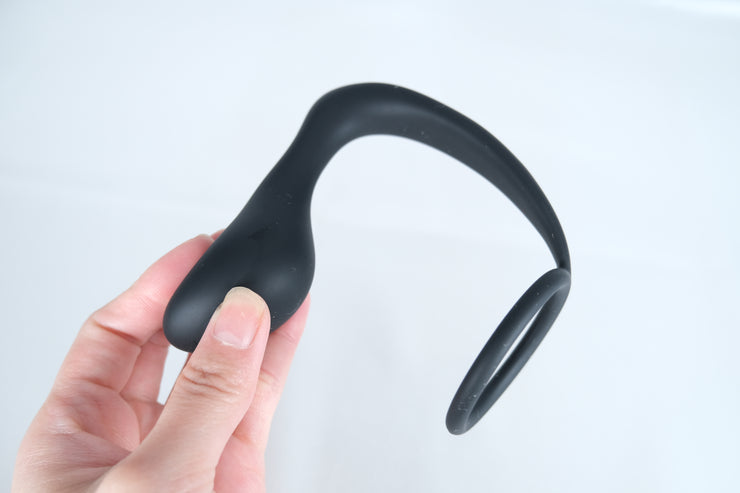 Silicone Male Prostate Massager Anal Butt Plug With Penis Cock Ring