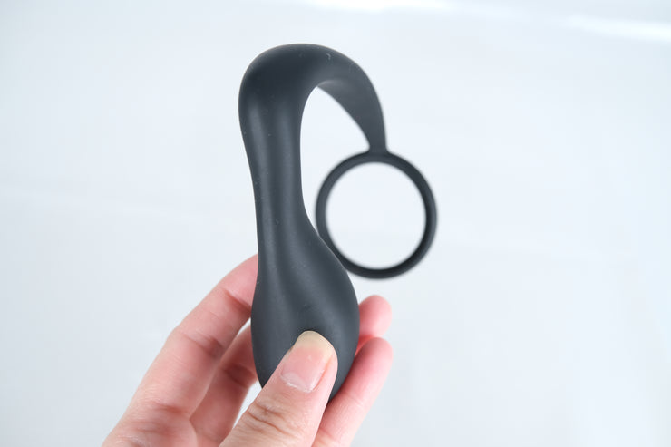 Silicone Male Prostate Massager Anal Butt Plug With Penis Cock Ring