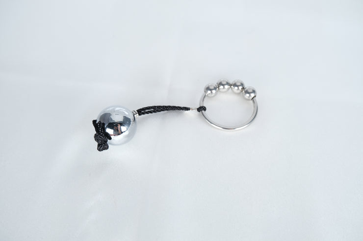 Stainless Steel Cock Ring with one Heavy Ball  Men's Penis Exercise