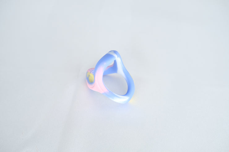 Triangle Rainbow Soft Silicone Cock Restraint for Bigger Muscle