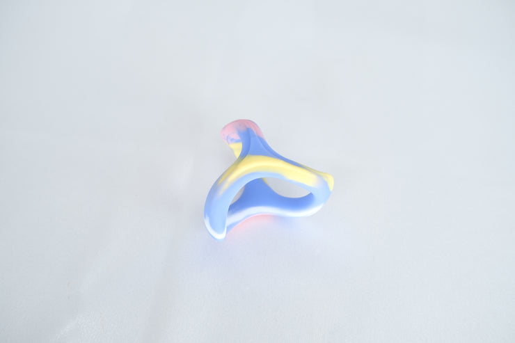 Triangle Rainbow Soft Silicone Cock Restraint for Bigger Muscle