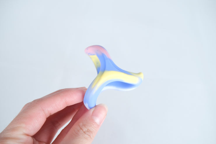 Triangle Rainbow Soft Silicone Cock Restraint for Bigger Muscle