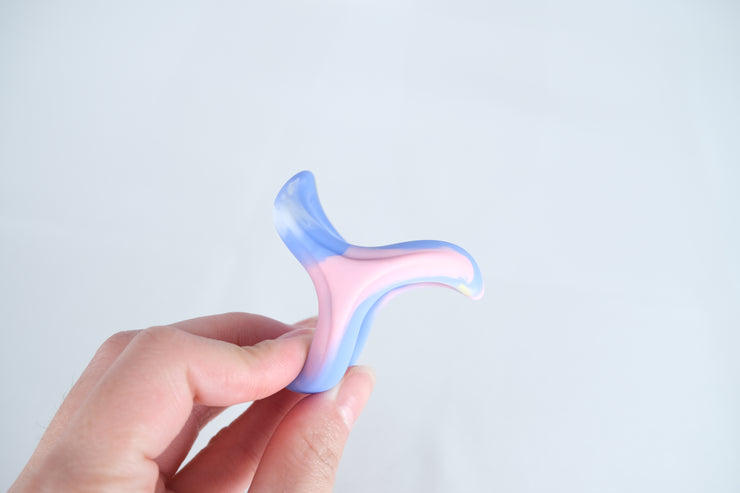 Triangle Rainbow Soft Silicone Cock Restraint for Bigger Muscle