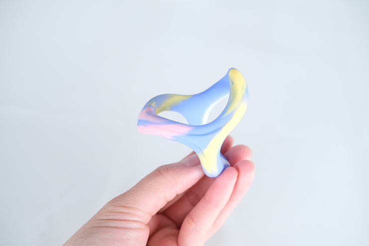 Triangle Rainbow Soft Silicone Cock Restraint for Bigger Muscle