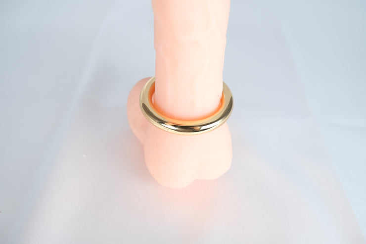 Luxury Golden Penis Rings Stainless Steel Cock Ring
