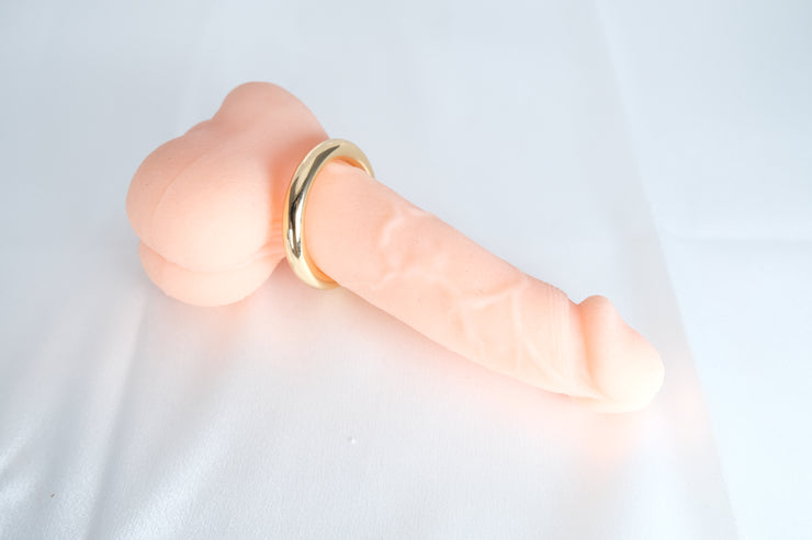 Luxury Golden Penis Rings Stainless Steel Cock Ring