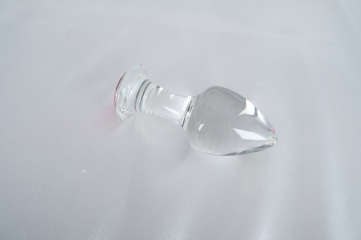 Clear Diamond Glass Cute Anal Plug Butt Plug G Spot Anus Masturbation Sex Toy