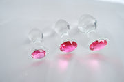 Clear Diamond Glass Cute Anal Plug Butt Plug G Spot Anus Masturbation Sex Toy