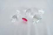 Clear Diamond Glass Cute Anal Plug Butt Plug G Spot Anus Masturbation Sex Toy