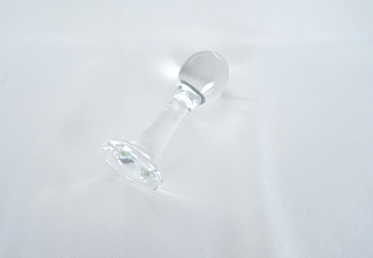 Clear Glass Cute Anal Plug Butt Plug G Spot Anus Masturbation Sex Toy