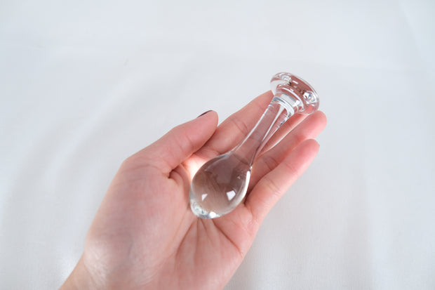 Clear Glass Cute Anal Plug Butt Plug G Spot Anus Masturbation Sex Toy