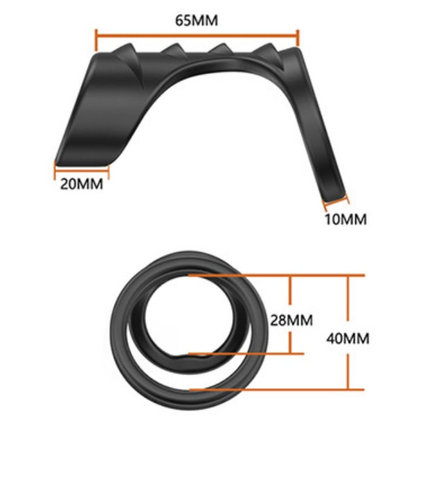 DRAGON Silicone Cock Ring - Experience Longer and Harder Pleasure