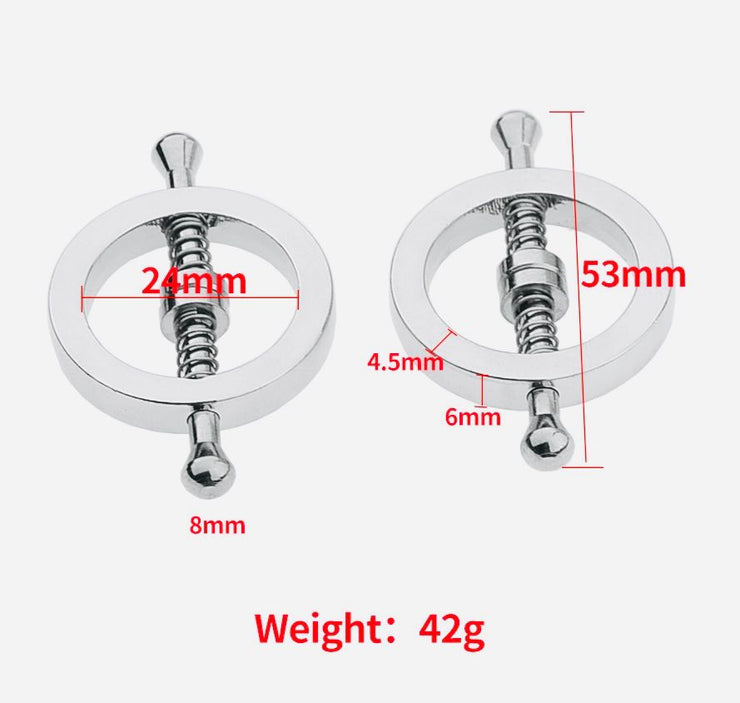 Spring Nipples Clamp Bell Non-Piercing Spring Screw Clamps