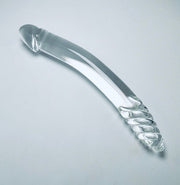 New Design Pink Clear Glass Anal Butt Plug Dildo Anal Trainer Sex Toys Men Women