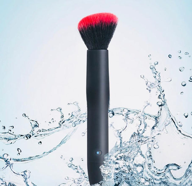 Waterproof USB Rechargeable Electric Makeup Brush 10-Speed Vibrating