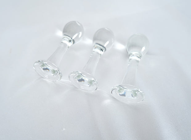 Clear Glass Cute Anal Plug Butt Plug G Spot Anus Masturbation Sex Toy