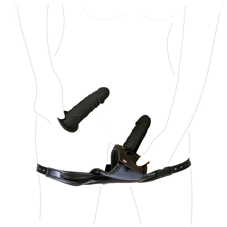 Double Vibrate Detachable Dildo Pants