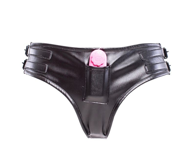 Single Vibrating Double Dildo Pants