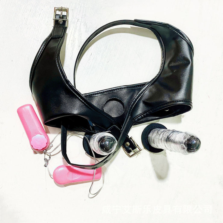 Double Vibrate Detachable Dildo Pants