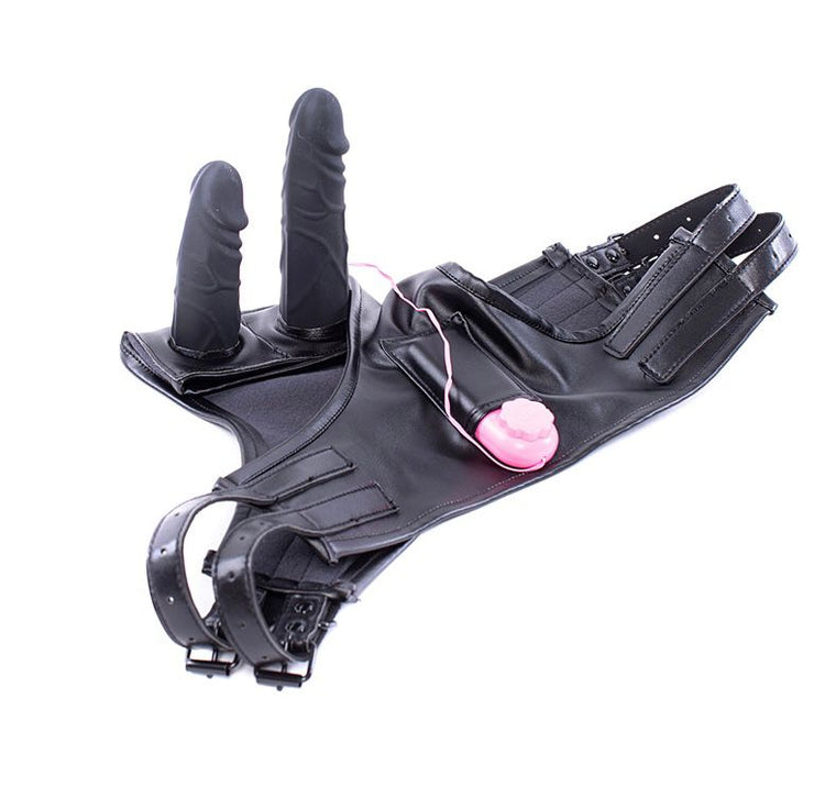 Single Vibrating Double Dildo Pants