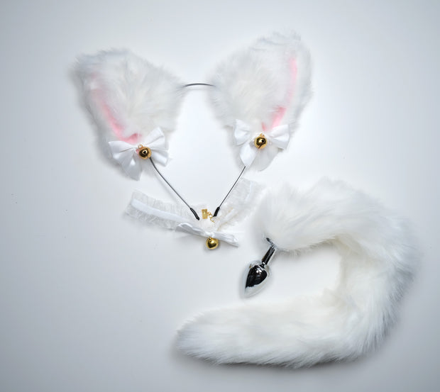 White Cute Pet Play Set