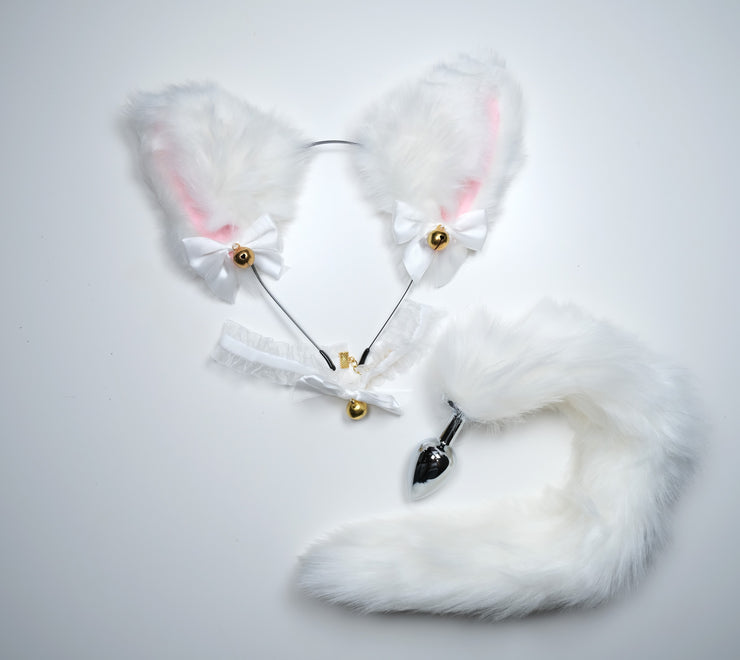 White Cute Pet Play Set