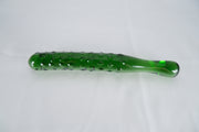 Glass Cucumber Shape Dildos Butt Plug