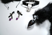 Black Pet Play Sex Toys Set