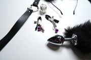 Black Pet Play Sex Toys Set