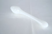 Milky Glass Dildo Butt Plug