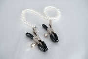 Nipple Clamps With Pearl Chain