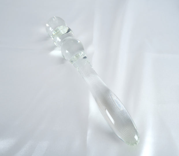 Crystal G- Spot Massage Glass Anal Beads
