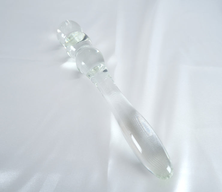 Crystal G- Spot Massage Glass Anal Beads