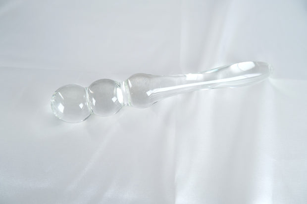 Crystal G- Spot Massage Glass Anal Beads