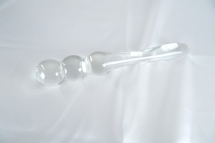 Crystal G- Spot Massage Glass Anal Beads