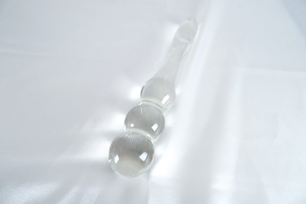 Crystal G- Spot Massage Glass Anal Beads