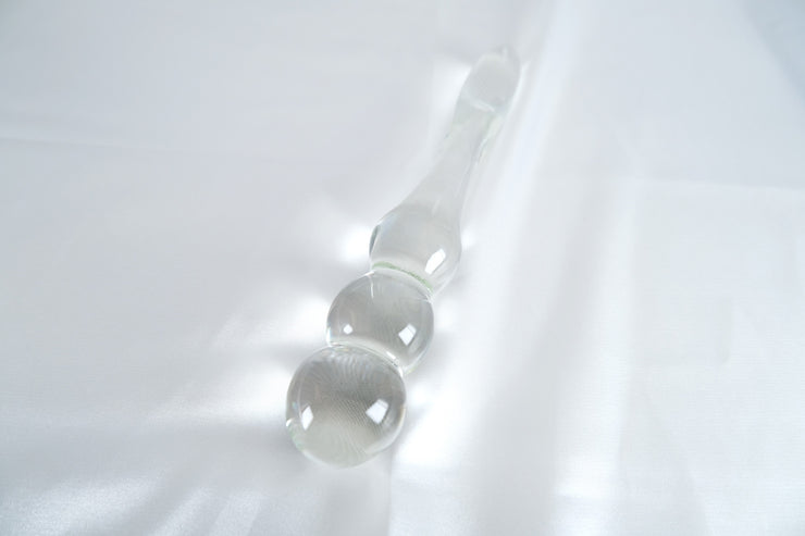 Crystal G- Spot Massage Glass Anal Beads