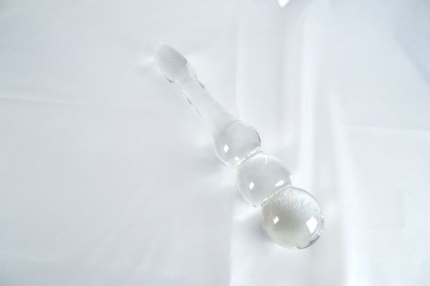 Crystal G- Spot Massage Glass Anal Beads