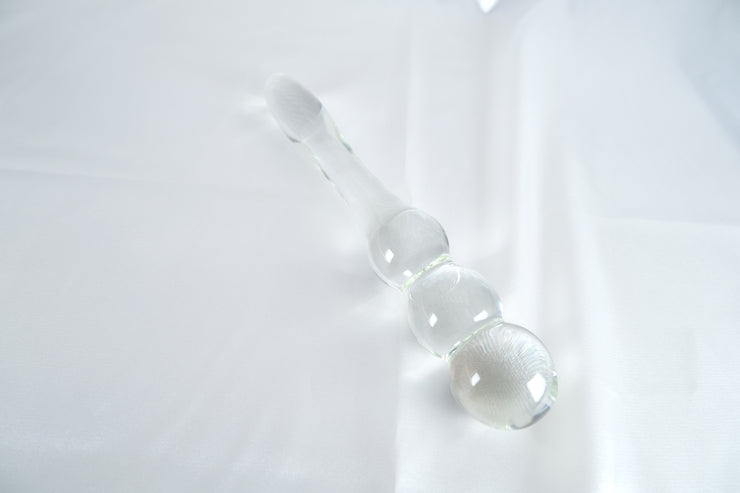 Crystal G- Spot Massage Glass Anal Beads