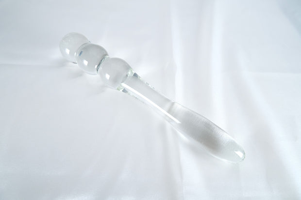 Crystal G- Spot Massage Glass Anal Beads