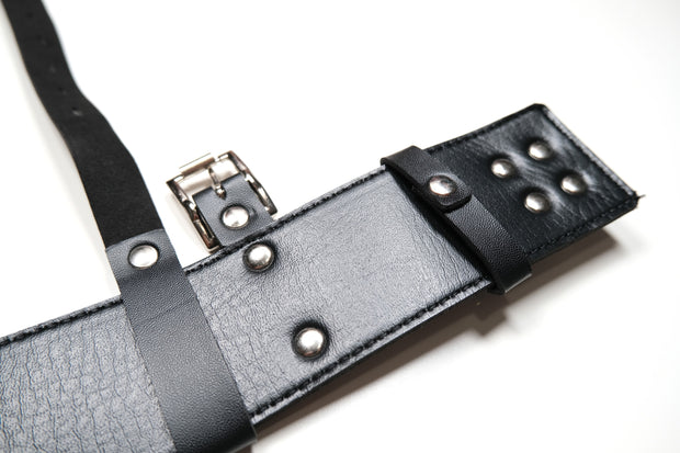 Leather High Heel Shoe Locks Straps