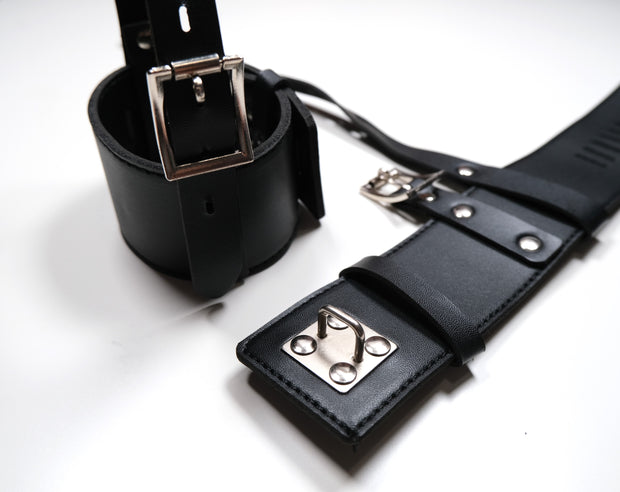 Leather High Heel Shoe Locks Straps