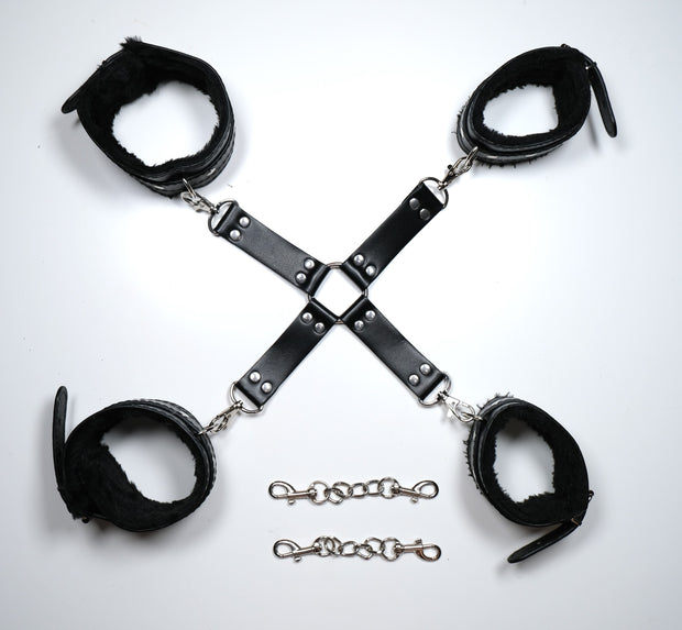 Luxury Soft Furry Wrist and Ankle Cuffs Kit